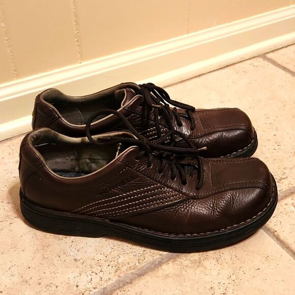Merrell Men's Brown Leather Lace-Up Oxford Dress Shoes Size 10.5 - Picture 1 of 12